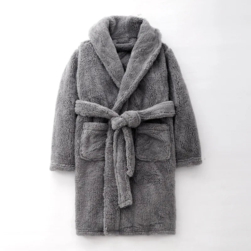 Thick Winter Bathrobe for Kids