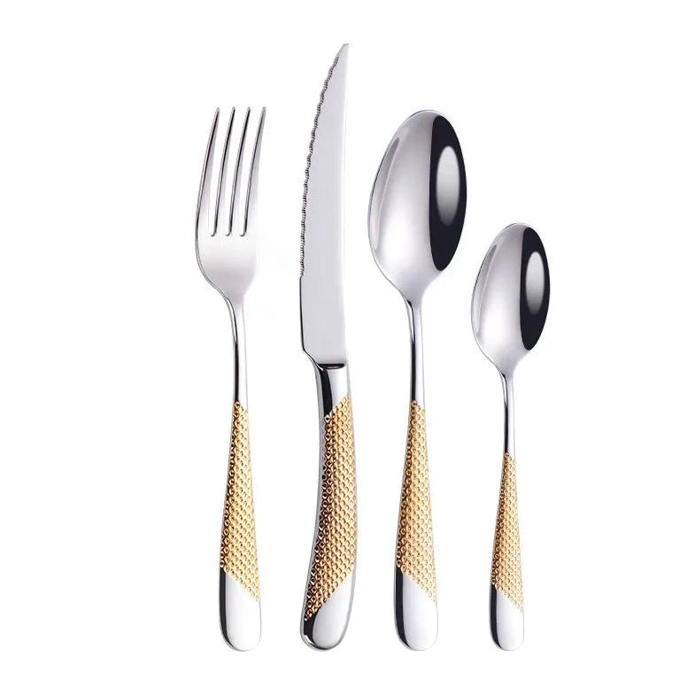 Gold Plated Luxury Cutlery Set